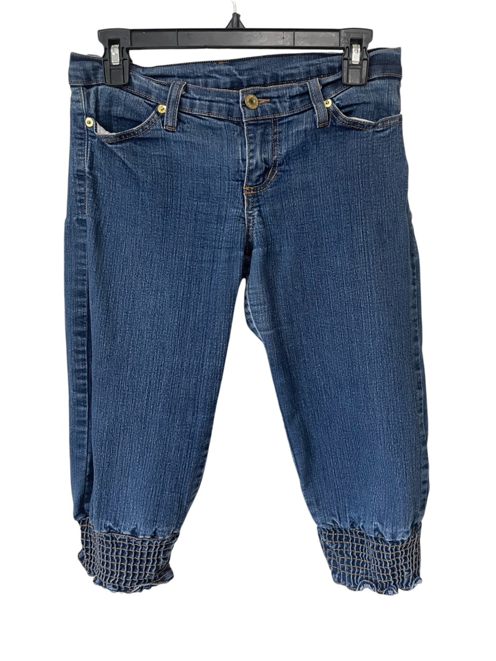 VTG Y2K Miss California Smocked Cuff
Denim Capri's